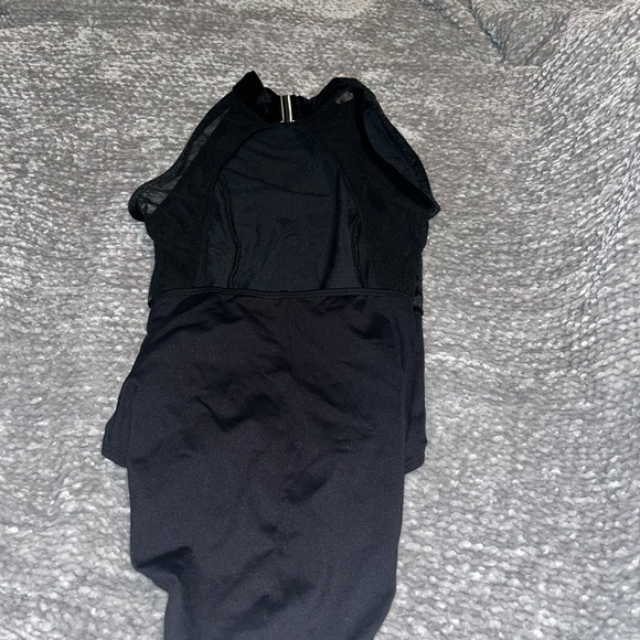 velvet black leotard- Ainsleywear P/TP - Picture 2 of 6